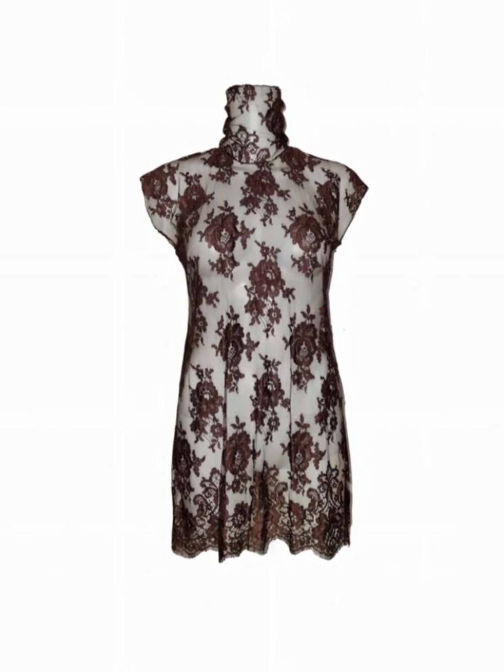 Dolce & Gabbana Runway FW 2001 Seen On Britney Spears Lace Tunic Top Archival.